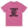 TCOGB Hamnett: Heavyweight Unisex Crewneck T-shirt | Color: Azalea | Size: M