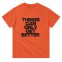 TCOGB Hamnett: Heavyweight Unisex Crewneck T-shirt | Color: Orange | Size: S