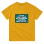 Eileen Heavyweight Unisex Crewneck T-shirt | Color: Gold | Size: 2XL