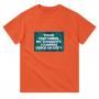 Eileen Heavyweight Unisex Crewneck T-shirt | Color: Orange | Size: 2XL