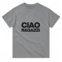 Ciao Heavyweight Unisex Crewneck T-shirt | Color: Sport Grey | Size: S