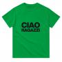 Ciao Heavyweight Unisex Crewneck T-shirt | Color: Irish Green | Size: XL