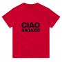 Ciao Heavyweight Unisex Crewneck T-shirt | Color: Red | Size: S