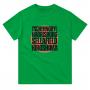 Radioactivity Heavyweight Unisex Crewneck T-shirt | Color: Irish Green | Size: L