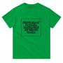 Draw Your Brakes Heavyweight Unisex Crewneck T-shirt | Color: Irish Green | Size: S